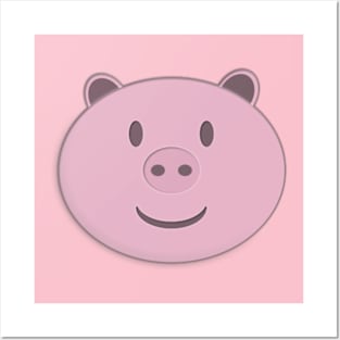 Cute Pig Posters and Art